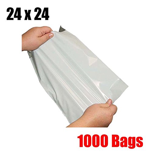 iMBAPrice 1000 24x24 White Poly MAILERS ENVELOPES Bags 24 x 24