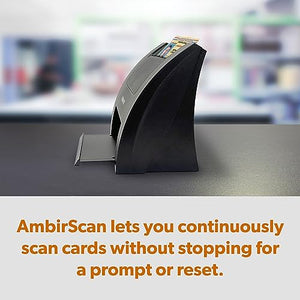Ambir PS670st High Speed Single Sided Vertical USB Powered Card Scanner for Windows PC