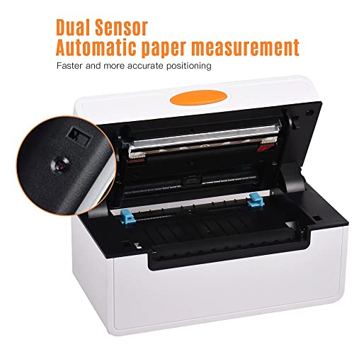 Desktop Thermal Label Printer for 4x6 Shipping Package - All-in-One Label Maker - 180mm/s Speed - Max. 110mm Paper Width - USB Color