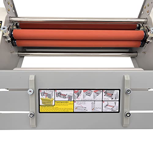 INTSUPERMAI Thermal Laminating Machine with Digital Display - Hot Cold Roll, Speed Adjustable, 13inch A3+