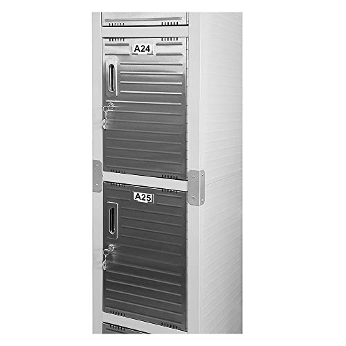 Seville Classics Lockable Metal Storage Locker Cabinet Organizer