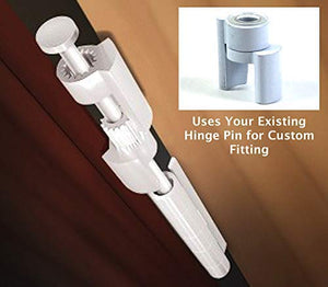 Door Saver 3 White Finish Hinge Pin Door Stop (Pack of 50)