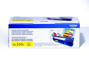 Brother TN-310BK TN-310C TN-310M TN-310Y DCP-9050 9055 9270 HL-4140 4570 MFC-9460 9560 9970 Toner Cartridge Set (Black Cyan Magenta Yellow, 4-Pack) in Retail Packaging