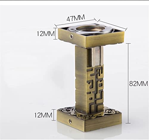Chinese Style Antique Copper Door Stopper - Villa Furniture Hardware Anti-Collision Magnet Door Stops (Color: A)