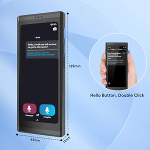 Globotok Language Translator Device - Portable Instant Voice Translator for 65 Languages