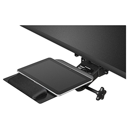 Kelly Computer Supply 17950 Adjustable Under Desk Mount Mouse Platform, 9-1/2 x 11, Black