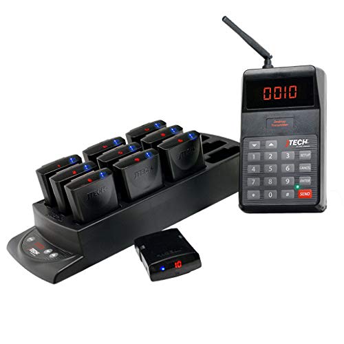 JTech Church Nursery Paging System - 10 Rugged Pagers