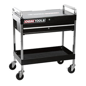 OEMTOOLS 24961 Service Cart with Locking Lid and Drawer