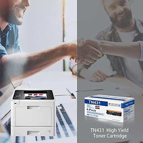 8-Pack(2BK+2C+2M+2Y) Compatible TN431 Toner Cartridge Replacement for Brother TN-431 HL-L8360CDW MFC-L8900CDW HL-L8360CDWT HLL8260CDW HLL8360CDW MFC-L8610CDW L8360cdw L8900cdw Toner Printer