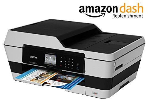 Brother Printer MFC-J6520DW Wireless Color Printer with Scanner, Copier and Fax, Amazon Dash Replenishment Enabled