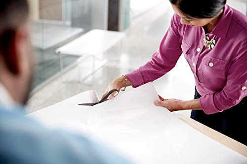 Post-it Dry Erase Whiteboard Film Surface for Walls, Doors, Tables, Chalkboards, Whiteboards, and More, Removable, Stain-Proof, Easy Installation, 25' x 4', White (DEF25X4)