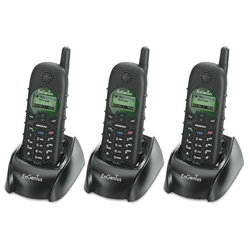 EnGenius Durafon Pro-HC Long Range Rugged Portable Handset - 3 Pack