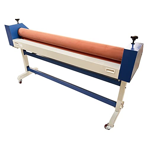 INTSUPERMAI 63" Manual Cold Laminator Machine with Stand & Casters