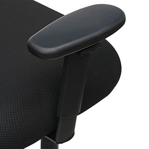 Alera ALEMX4517 Merix Series Mesh Big/Tall Mid-Back Swivel/Tilt Chair, Black