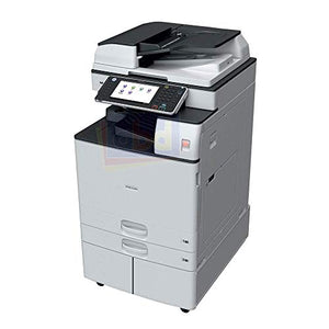 Ricoh Aficio MP 3554 Tabloid/Ledger-Size Black and White Laser Multifunction Copier - 35ppm, Print, Scan, Copy, Network, Auto Duplex, 2 Trays, Stand (Renewed)