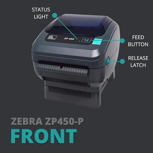 Koncept Zebra ZP450 Direct Thermal Label Printer - 1 Year Warranty (Renewed)