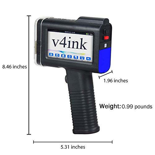 v4ink BENTSAI Portable Handheld Printer Handjet (BT-HH6405B2) Basic Set and Adjustable Holder Stand Freestanding Brackets Bundle