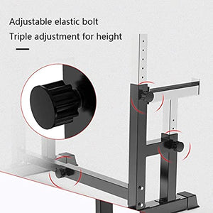 JYMBK Squat Rack Weight Lifting Cage Household Multifunctional Adjustable Bench Press Squat Rack Barbell Rack Fitness Equipment Strength Training