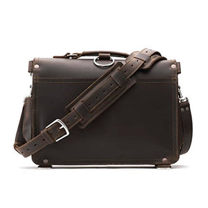 Saddleback Leather Co. Slim Full Grain Leather 15-inch Laptop Computer Bag Includes 100 Year Warranty
