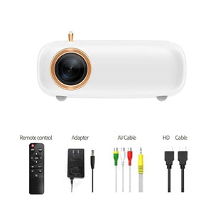 None SMTYY Portable Projector 30000H Lifespan for Home Theater with Remote Control