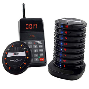 JTech GuestCall Coaster Paging System - 15 Pagers