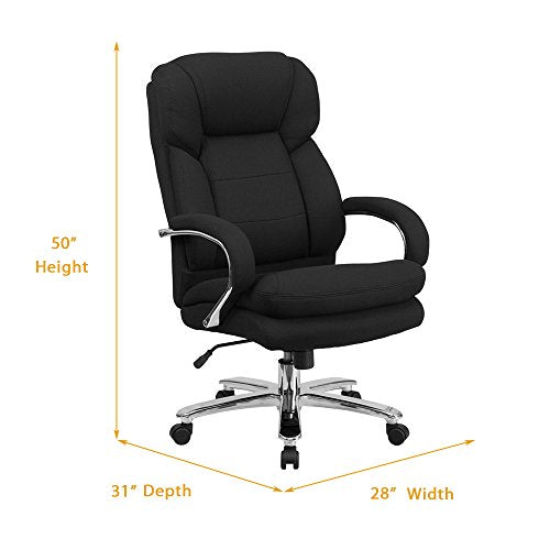 Black Computer Chair - "Resilience" Heavy Duty Office Chairs