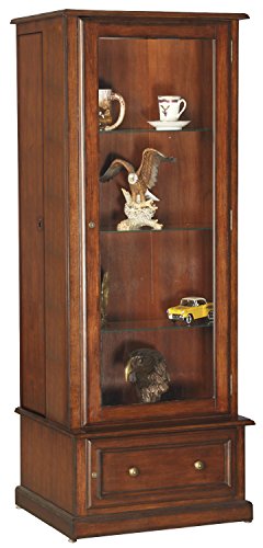 American Furniture Classics 611 10 Gun/Curio Slider Cabinet Combination