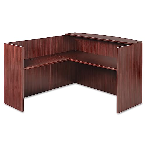 Alera Valencia Reception Return, Mahogany, 44w x 23 5/8d x 41 1/2h