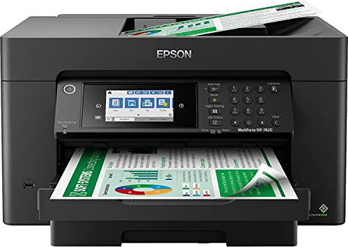 Epson Workforce Pro WF-7820 Wide-Format Color Inkjet Printer