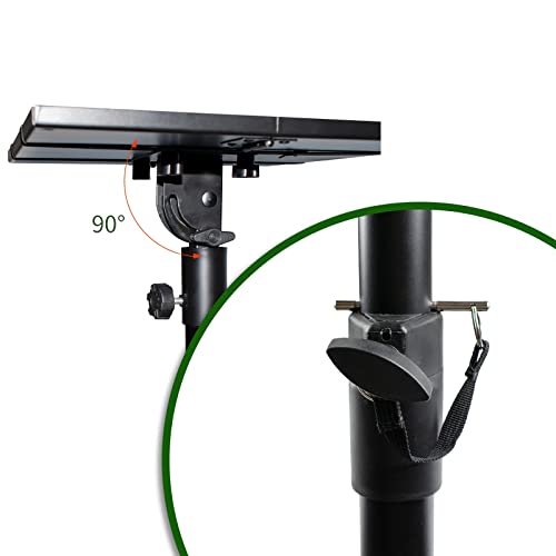SONGCHAO Projector Mount Bracket Screen Tripod Stand with Pulley - Adjustable Floor Stand for Office Home Theater