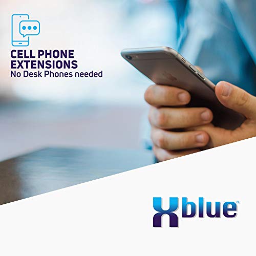 Xblue QB System Bundle with 4 IP9g IP Phones - Auto Attendant, Voicemail, Cell & Remote Extensions, Call Recording - Black (QB1004)