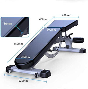 ZLQBHJ Bench Press Weight Bar Bench Press Bench Strength Training Multiuse Exercise Workout Bench Weight Bench Sit Up Strength Training Equipment for Home Gym for Full Body Workout