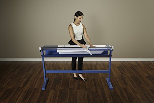 Dahle 698 Trimmer Stand w/Paper Catch, Ensures Optimal Height, German Engineered, Steel, for Dahle 558 Professional Rolling Trimmer