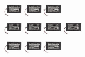 XSPLENDOR (10 Pack) XSP Battery for LOGITECH 915-000257 915-000260 Elite Harmony 950 PN 533-000128 623158