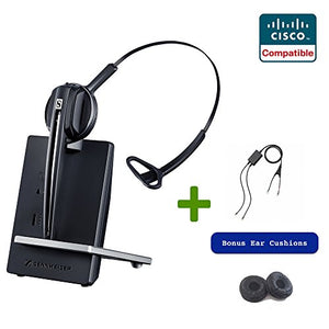 Global Teck Bundle w/Cisco Compatible Wireless Headset And Cisco EHS included | Phones: 6945, 7841, 7861, 7962g, 7965g, 7975g, 8811, 8841, 8845, 8851, 8861, 8865