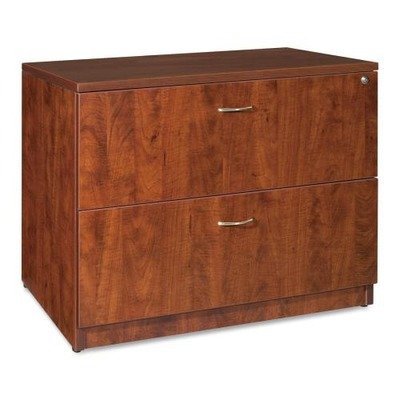 Lorell Laminated Lateral File, 35 by 22 by 29-1/2-Inch, Cherry