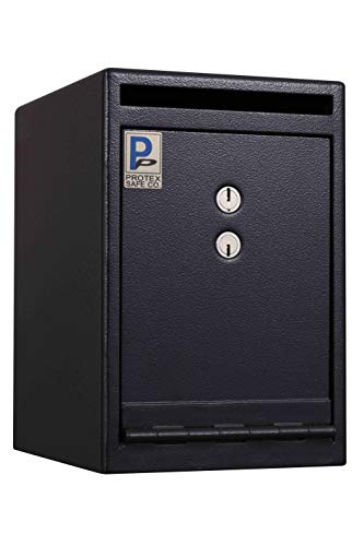 Protex TC-03K Black Heavy-Duty Drop Box/Dual Key