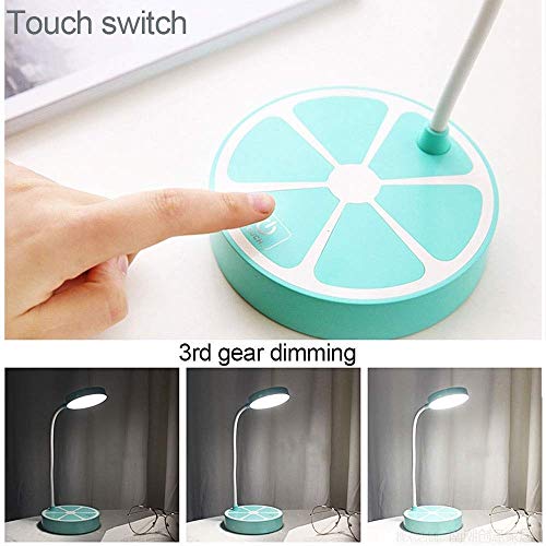 VejiA Modern Fruit Lemon Round Desk Lamp 360° Adjustable LED Night Light