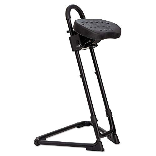 Alera Plus SS600 SS Series Sit/Stand Adjustable Stool, Black