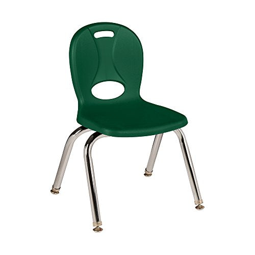 Learniture Structure Series Preschool Chairs, 12" Seat Height, Green, LNT-112-CSW-GN-20 (20 Chairs)