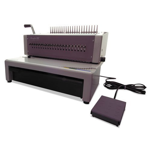 Swingline GBC Binding Machine, Electric, Binds 500 Sheets, Punches 25 Sheets, CombBind C800PRO (27170)