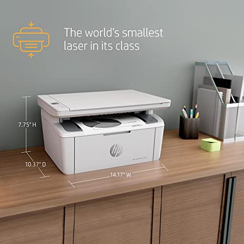 HP Laserjet MFP M140 we Wireless All-in-One Monochrome Laser Printer, White - Print Copy Scan - 21 ppm, 600 x 600 dpi, 8.5 x 14, Hi-Speed USB