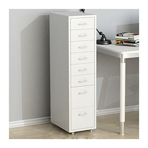 Lingula Vertical Metal File Cabinet 8 Drawers - Legal/Letter/A4 Storage - Model C, 1.4mm Size