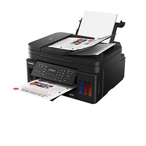 Canon PIXMA G7020 Wireless All-in-One Supertank (Megatank) Printer, Copier, Scan, Fax and ADF with Mobile Printing, Black