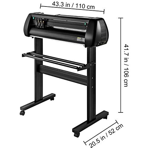 VEVOR 34inch Vinyl Cutter Plotter with Stand, SignMaster Software, Vinyl Tape Tools