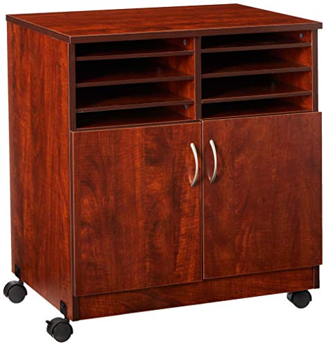 Lorell LLR60267 Bow Front Mobile Machine Stand