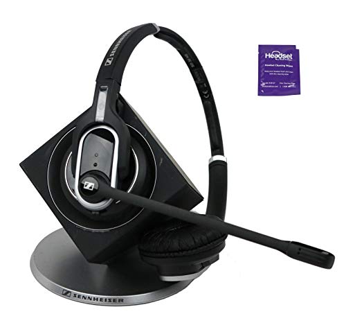 Sennheiser DW Pro 2 Wireless Headset Included with Free Headset Advisor Wipe (Renewed)