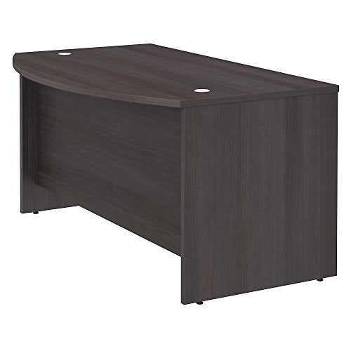 Bush Business Furniture Studio C 60W x 36D Bow Front Desk in Storm Gray