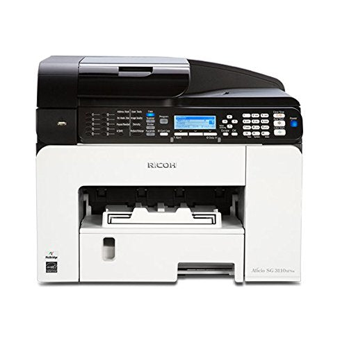 Ricoh Aficio SG 3110SFNW 29ppm 600 x 600 dpi Wireless Network Color GELJET Multifunction Printer