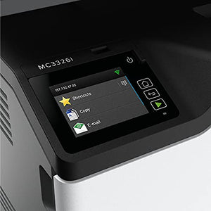 Lexmark MC3326i Colour Multifunction Laser Printer with Print, Copy, Scan and Wireless Capabilities, Two Sided Printing with Full Spectrum Security and Prints Up to 26ppm (40N9660)